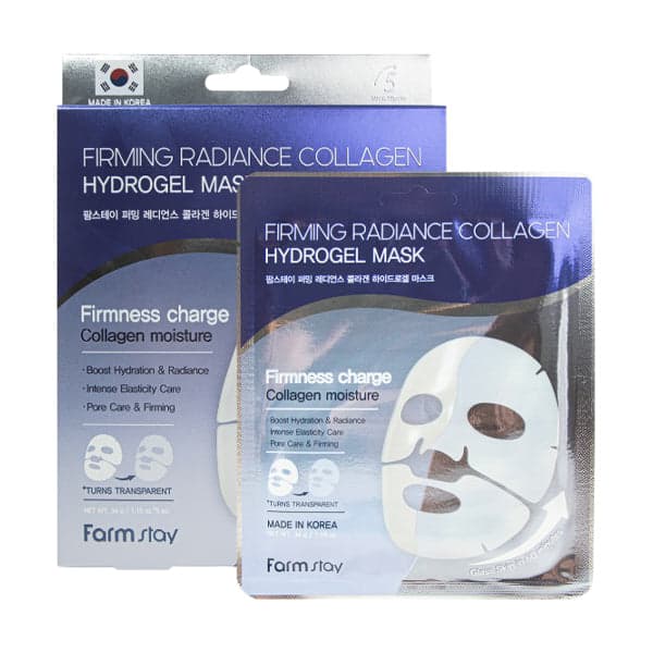 Farmstay Firming Radiance Collagen Hydrogel, 5 pack packaging